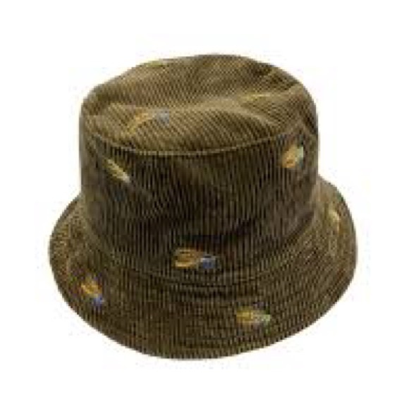 Vintage Polo by Ralph Lauren Embroidered Corduroy Bucket Hat - Picture 1 of 7